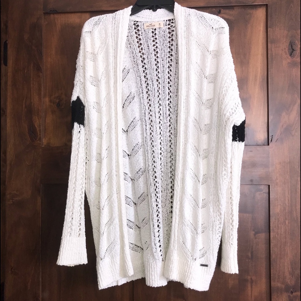 Hollister Mid Length Open Stitch Cardigan